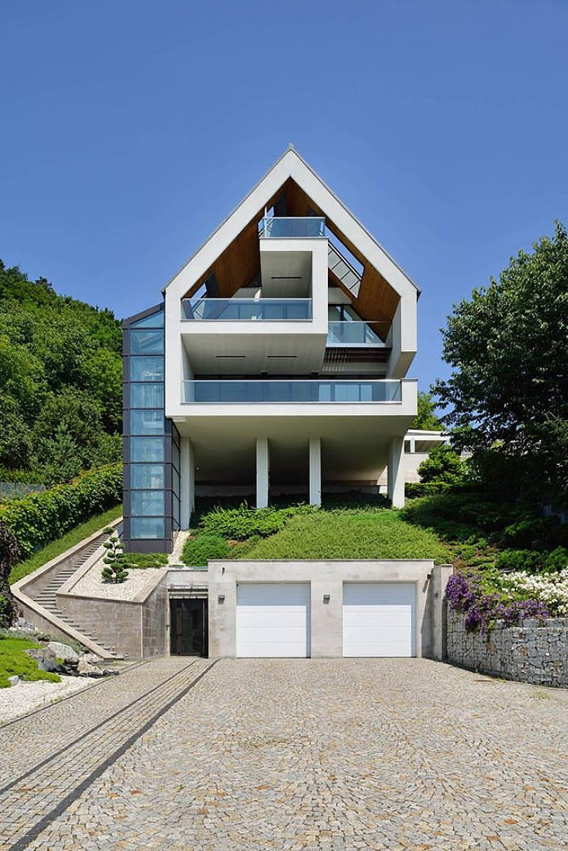 Проект дома на склоне house wiesenhof