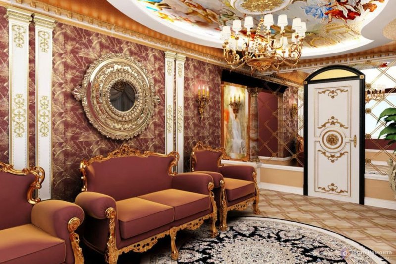 Гостиная версаче барокко