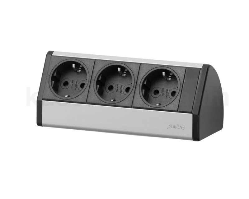 Выдвижной блок розеток evoline port standart