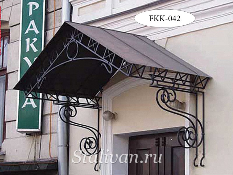 Кованые козырьки
