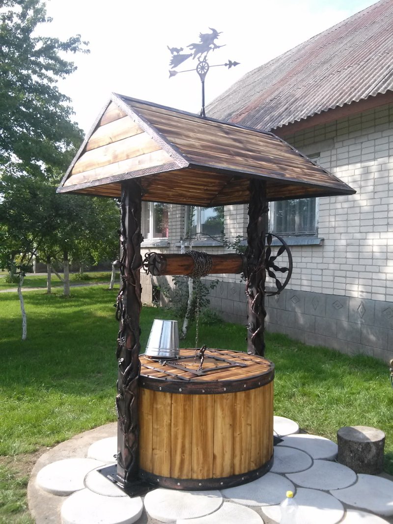 Декоративные колодцы