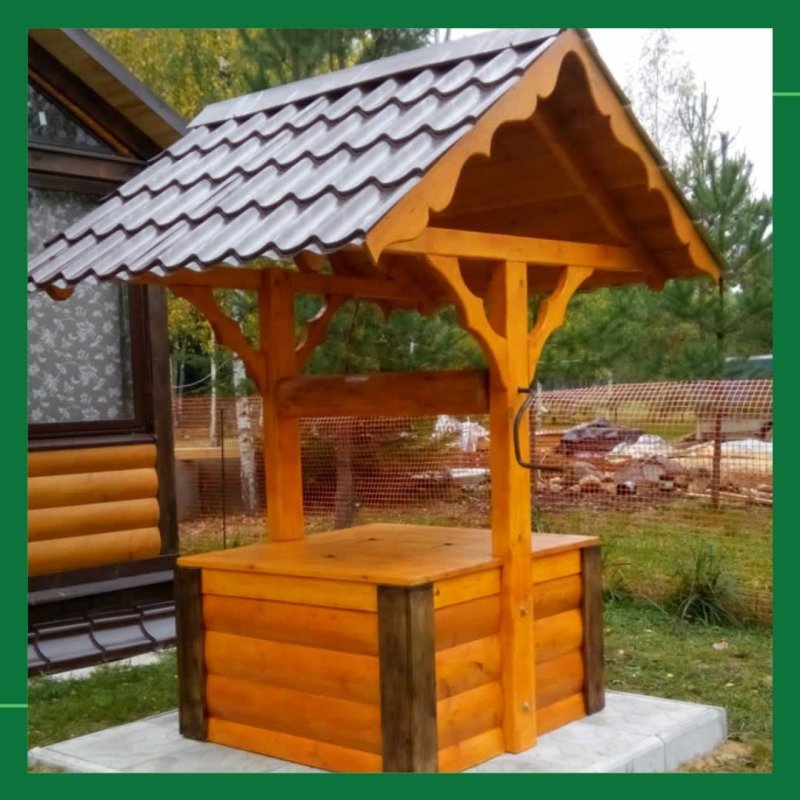 Деревянные колодцы