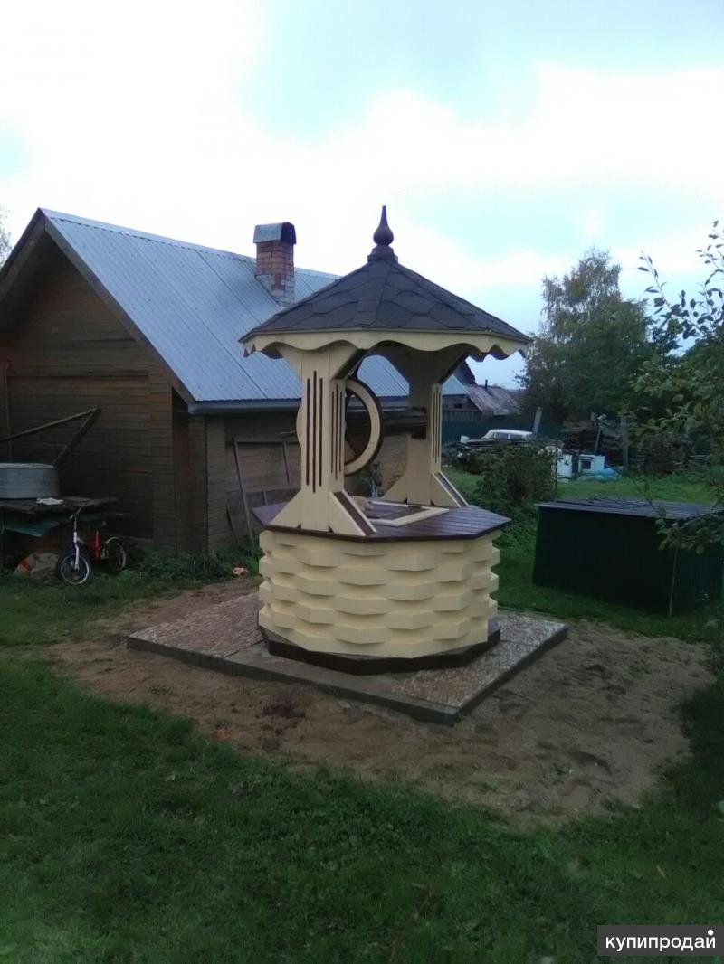 Для колодца домик