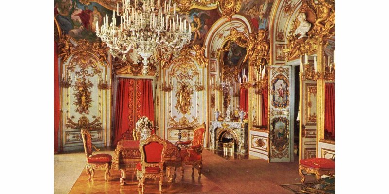 Бавария дворец линдерхоф интерьер