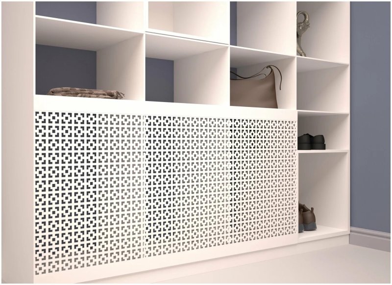 Перфорированная панель cosca decor белая дедало