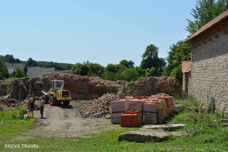 Кревский замок реконструкция