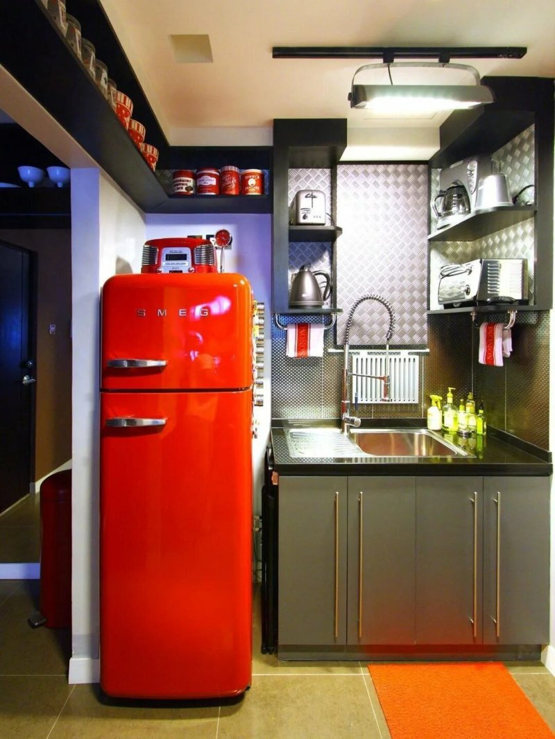 Холодильник smeg в интерьере