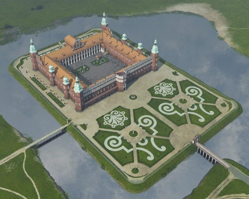 Замок кронборг дания