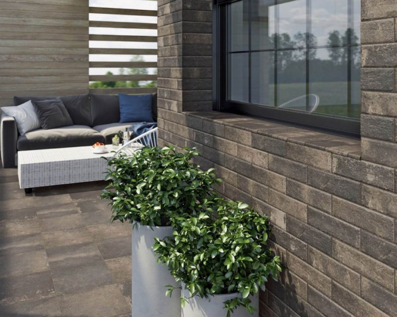Клинкерная плитка paradyz scandiano brown
