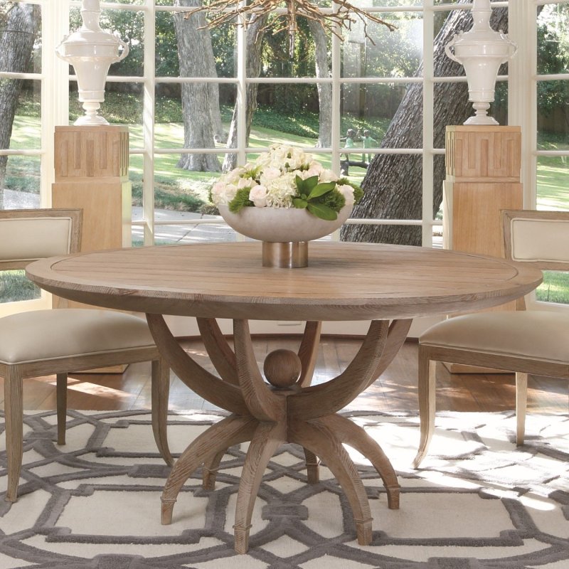 Обеденный стол barnes round dining table