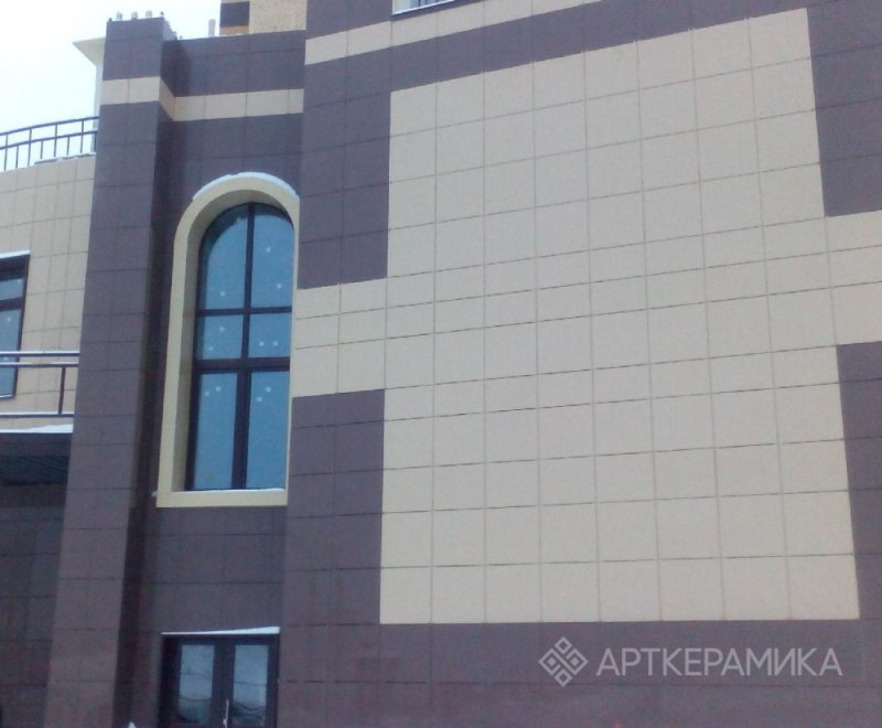 Вентилируемый фасад керамогранит