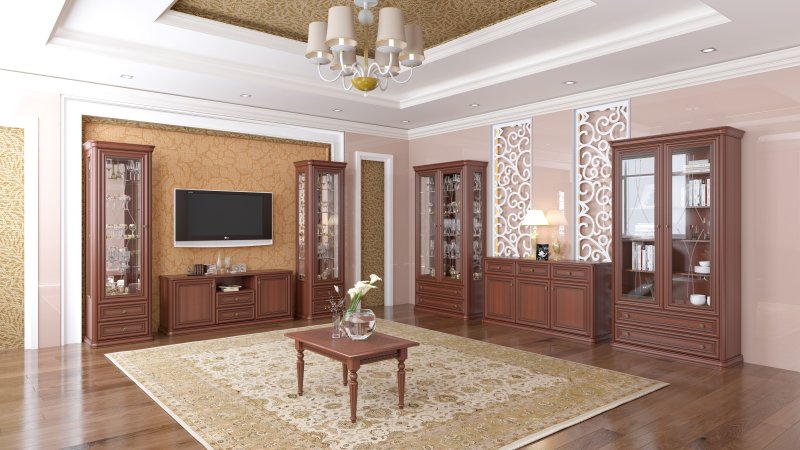 Мебель для гостиной классика