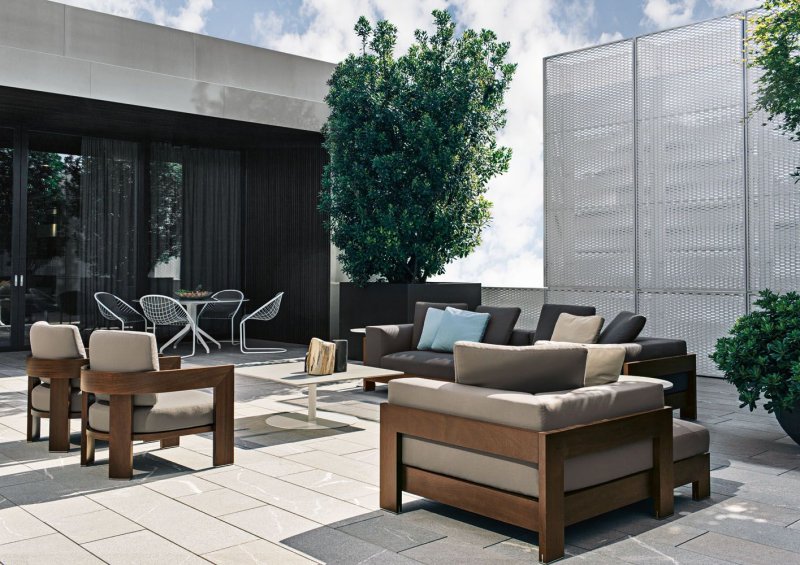 Minotti уличная мебель