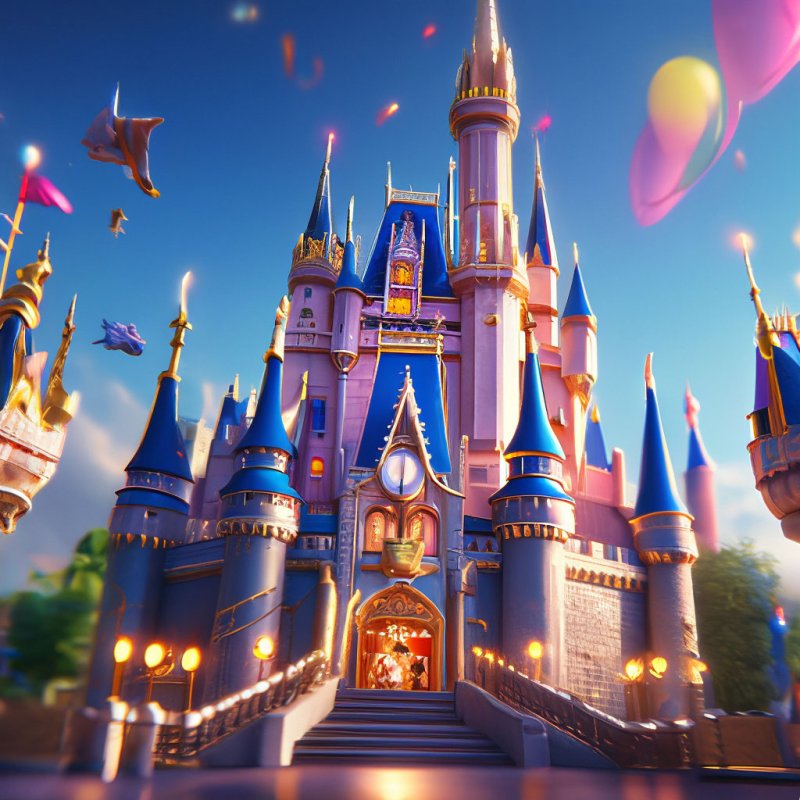 Walt disney замок
