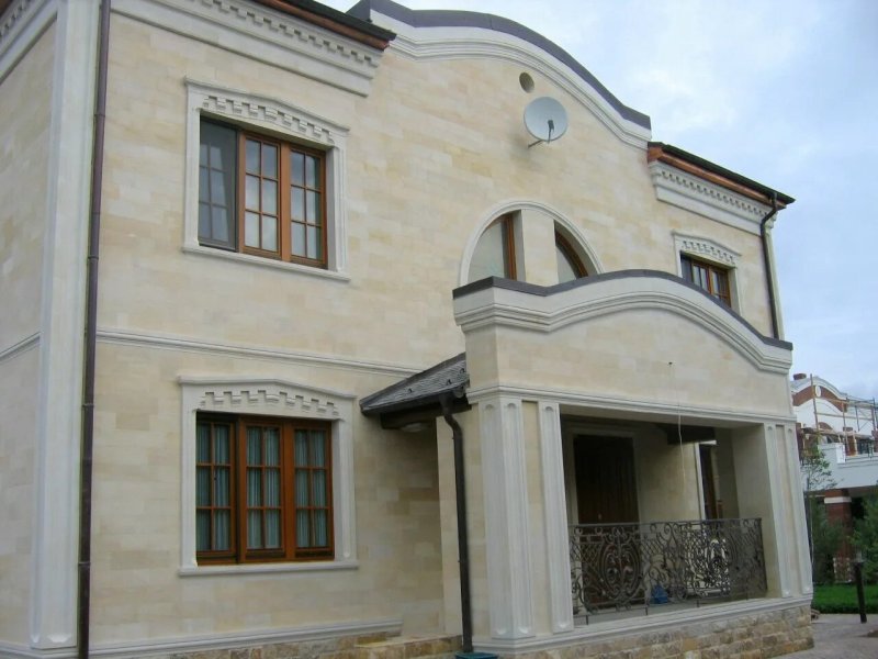 Фасад дагестанский камень