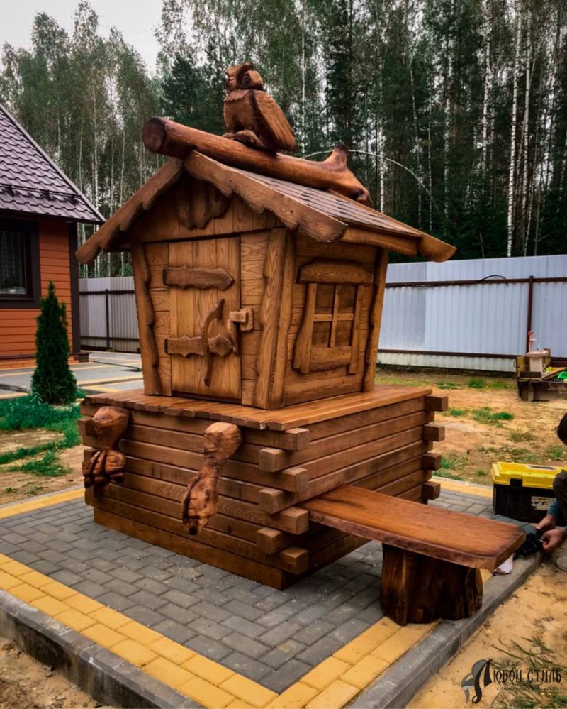 Колодезный домик избушка