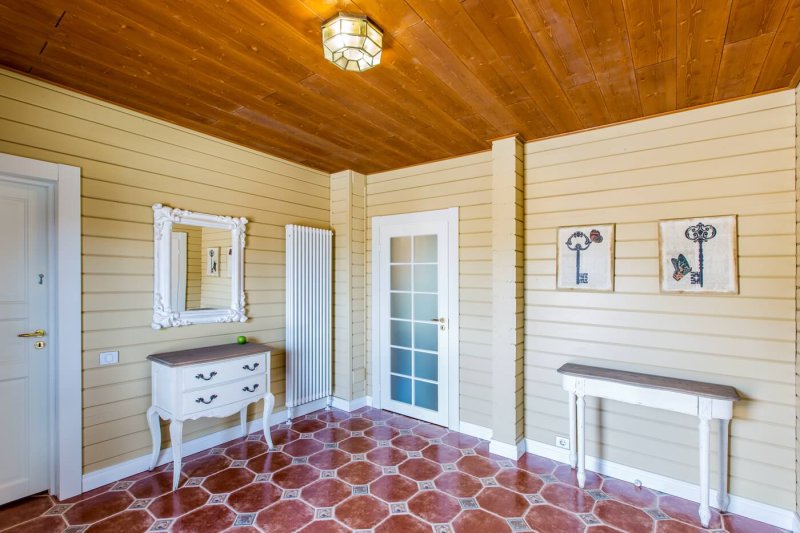 Tikkurila зеленый имитация бруса