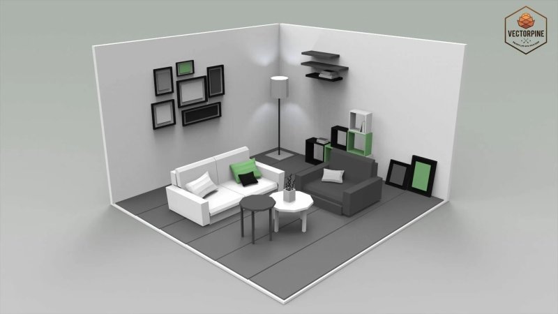 Моделирование интерьера в 3ds max