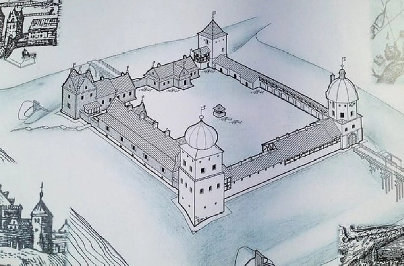 Любчанский замок реконструкция