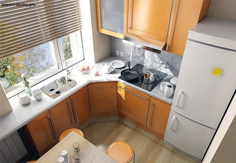 Дизайн маленькой кухни хрущёвки
