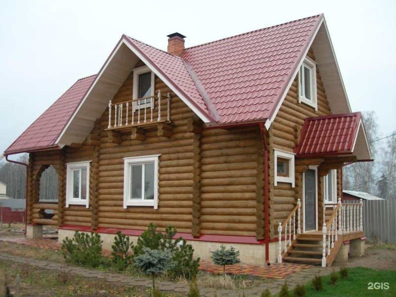 Дома из оцилиндрованного бревна