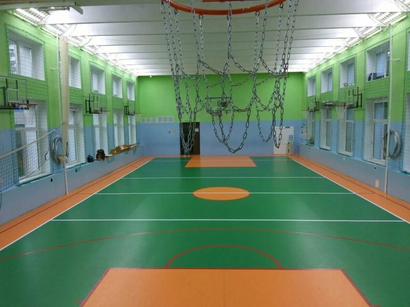 Спортивный линолеум для спортзала