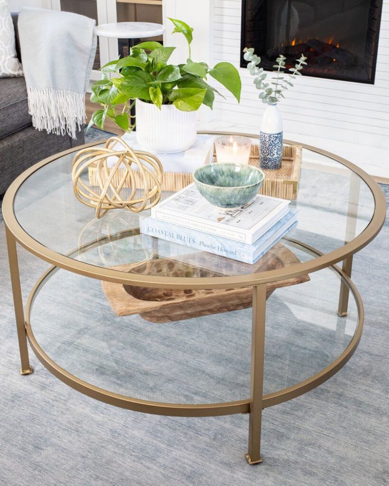 Журнальный столик round nesting coffee table