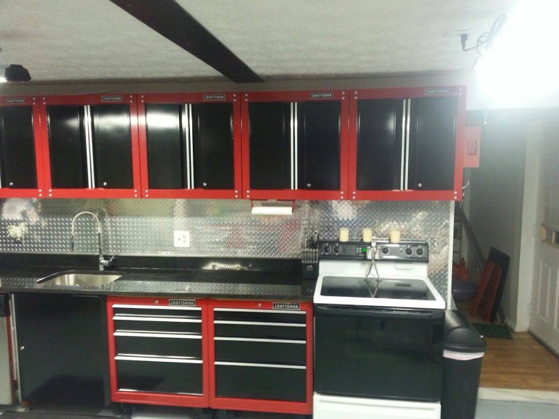 Garage cabinets