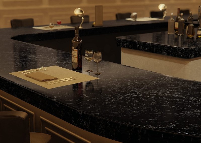Caesarstone 5100 vanilla noir