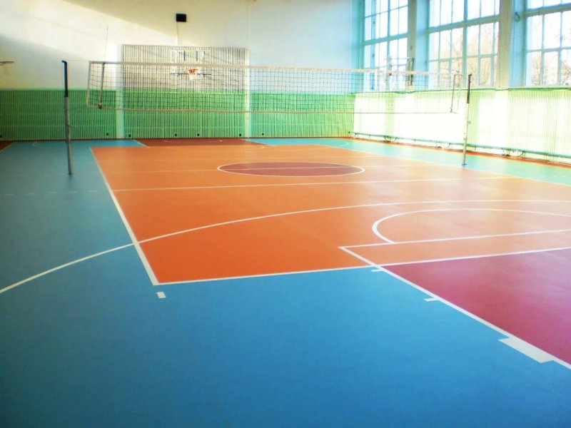 Спортивный линолеум для спортзала
