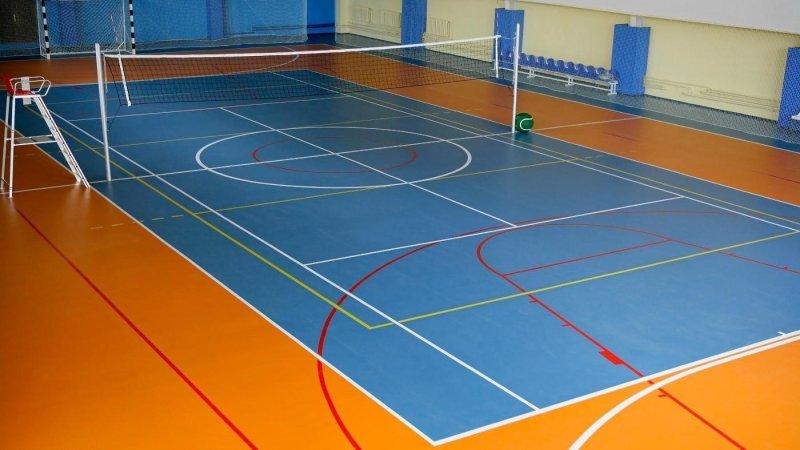 Спортивный линолеум для спортзала