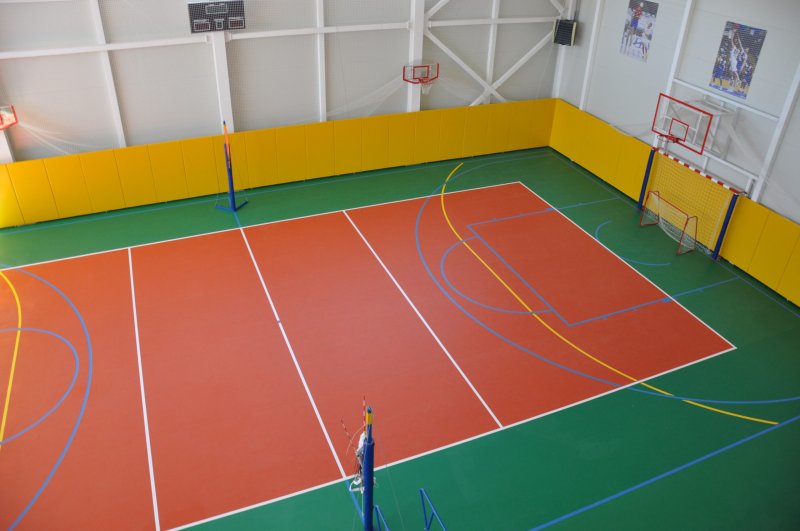 Спортивный линолеум для спортзала