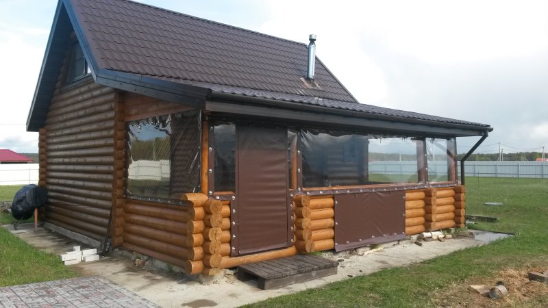 Мягкие окна для веранды
