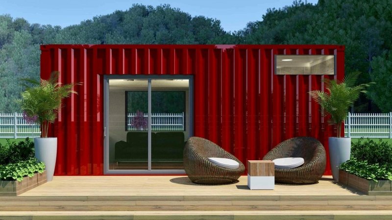 Дом из 3 20 футовых контейнеров