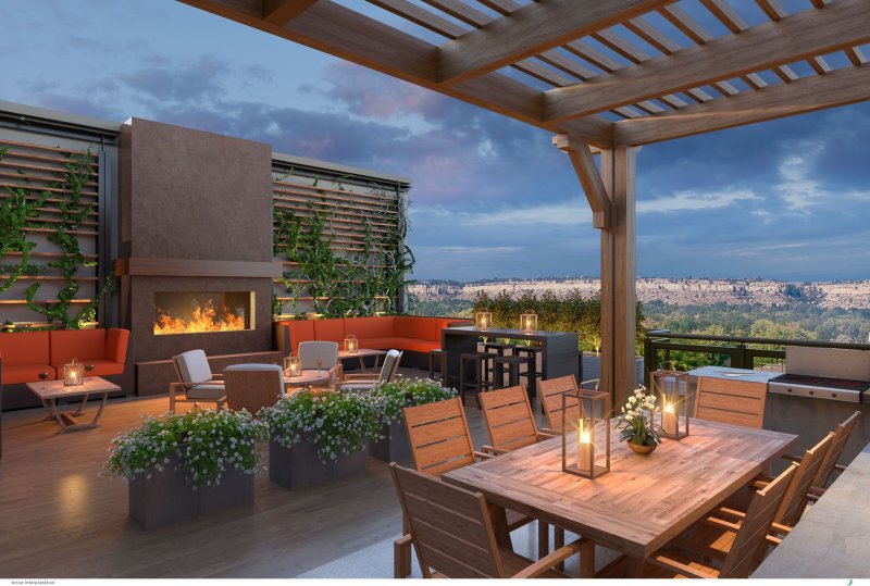 Rooftop terrace