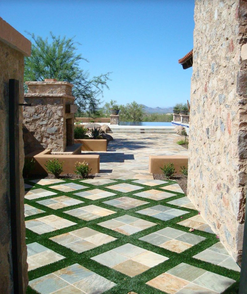 Backyard landscaping