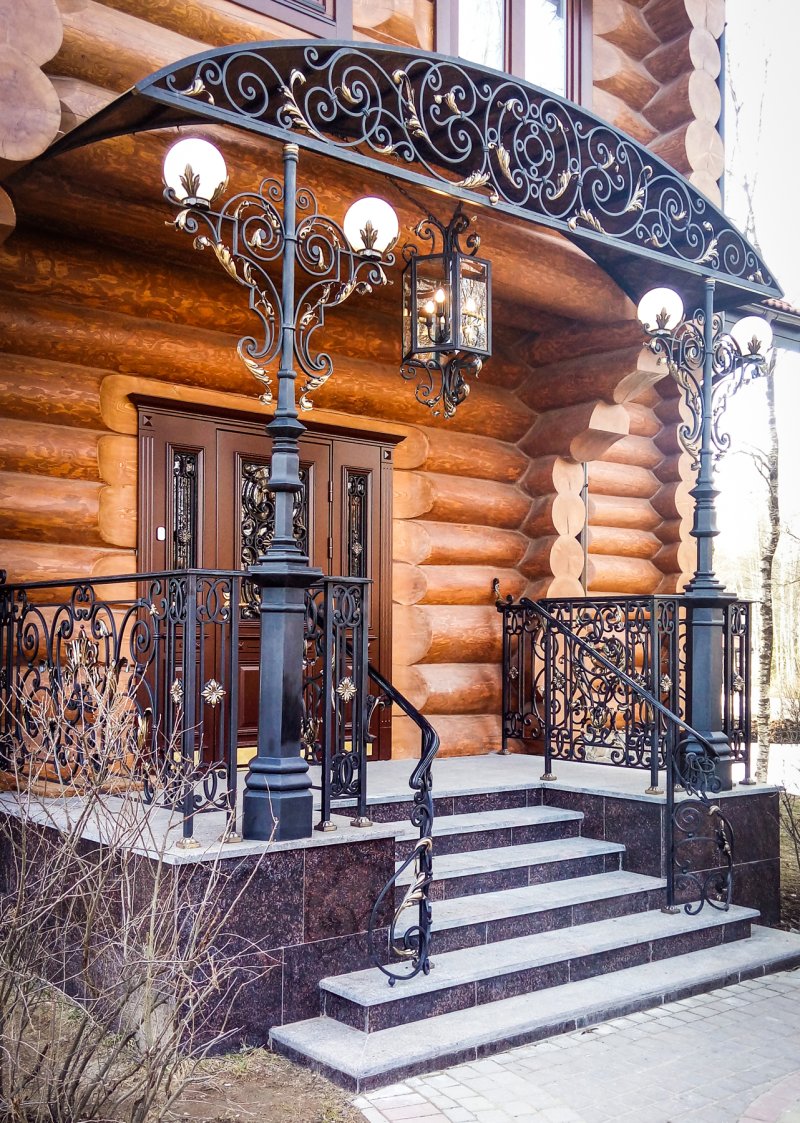 Кованые крыльцо