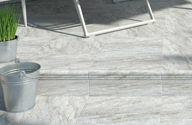 Керамогранит kerama marazzi терраса серый