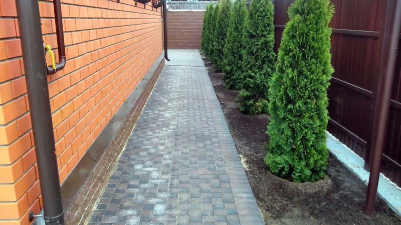 Брусчатка классико отмостка