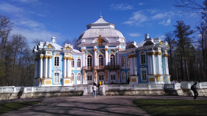 Павильон эрмитаж в царском селе