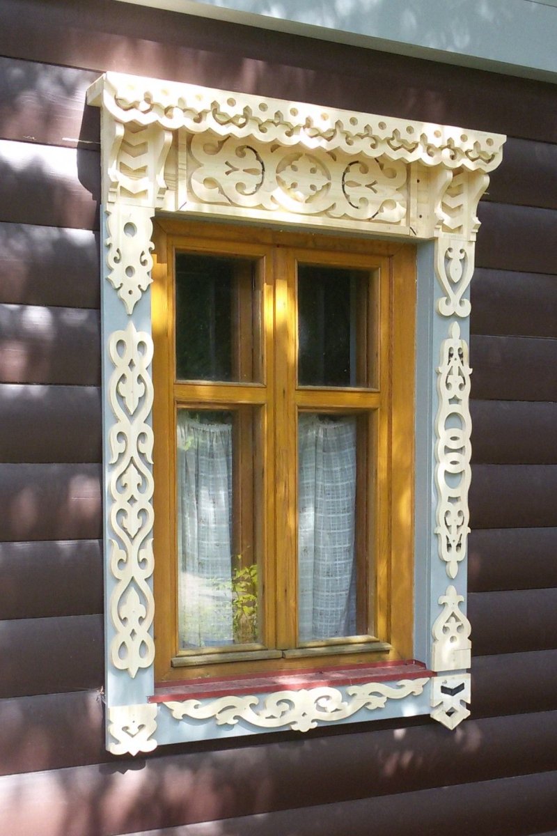 Наличники на окна деревянные резные