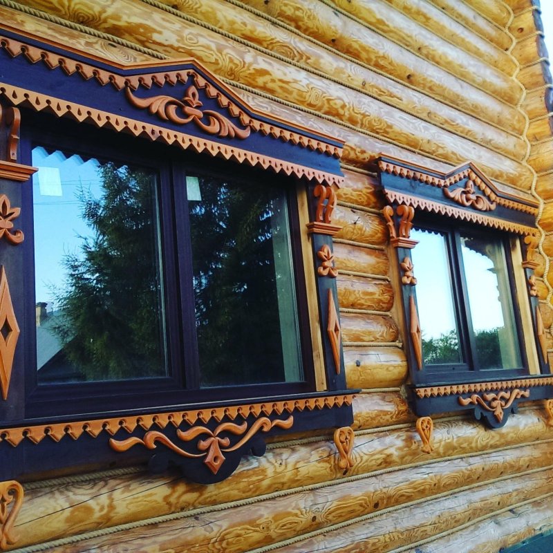 Владимирская пропильная резьба наличники