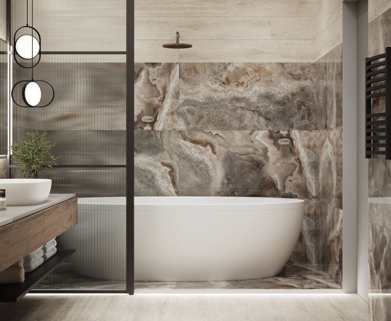 Керамогранит laparet onyx smoke