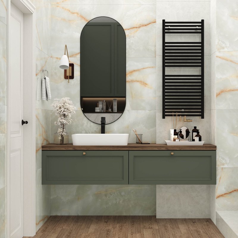 Керамогранит laparet onyx dawn mint зеленый