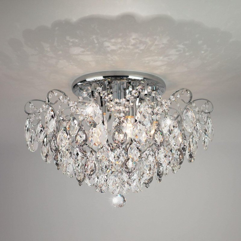 Потолочная люстра eurosvet crystal