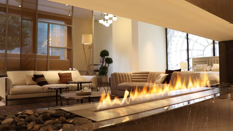 Биокамин decoflame denver e-ribbon fire