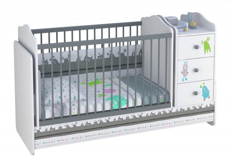 Кровать трансформер pollini kids