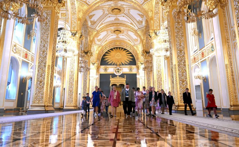 Андреевский зал большого кремлевского дворца