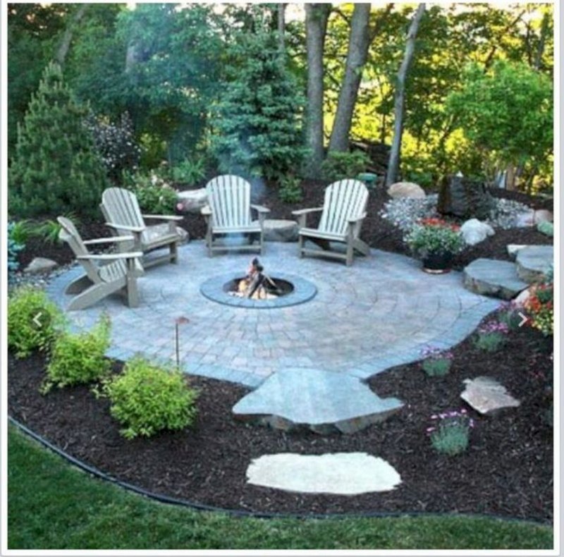 Backyard landscaping