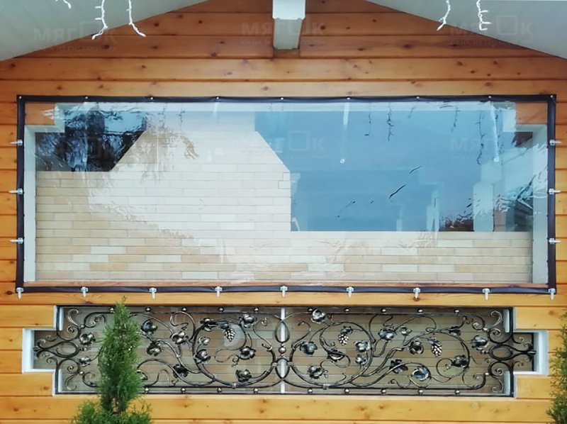 Мягкие окна для веранды